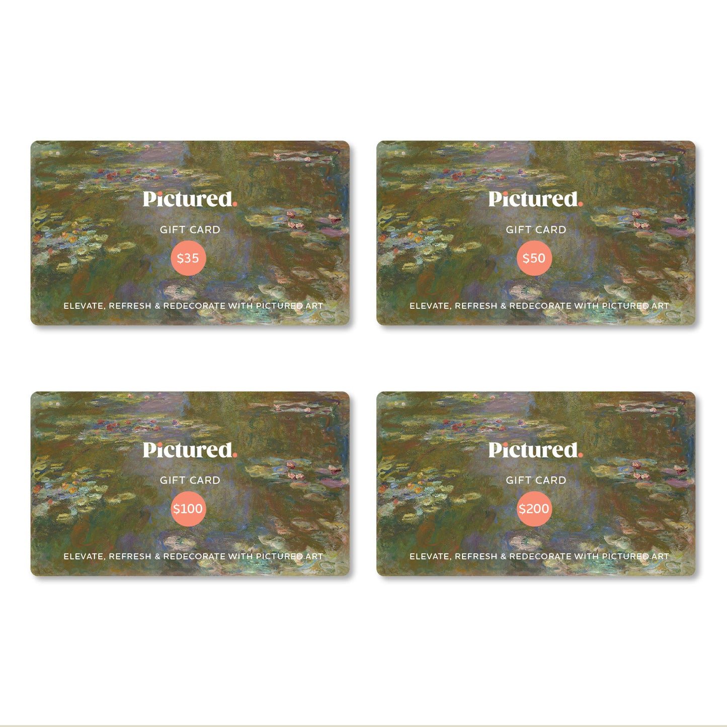 Pictured e-Gift Cards