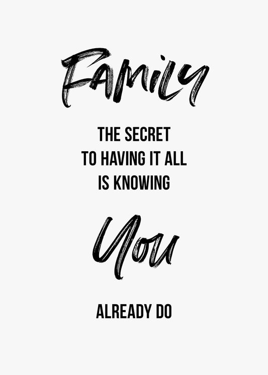 Family Affirmation