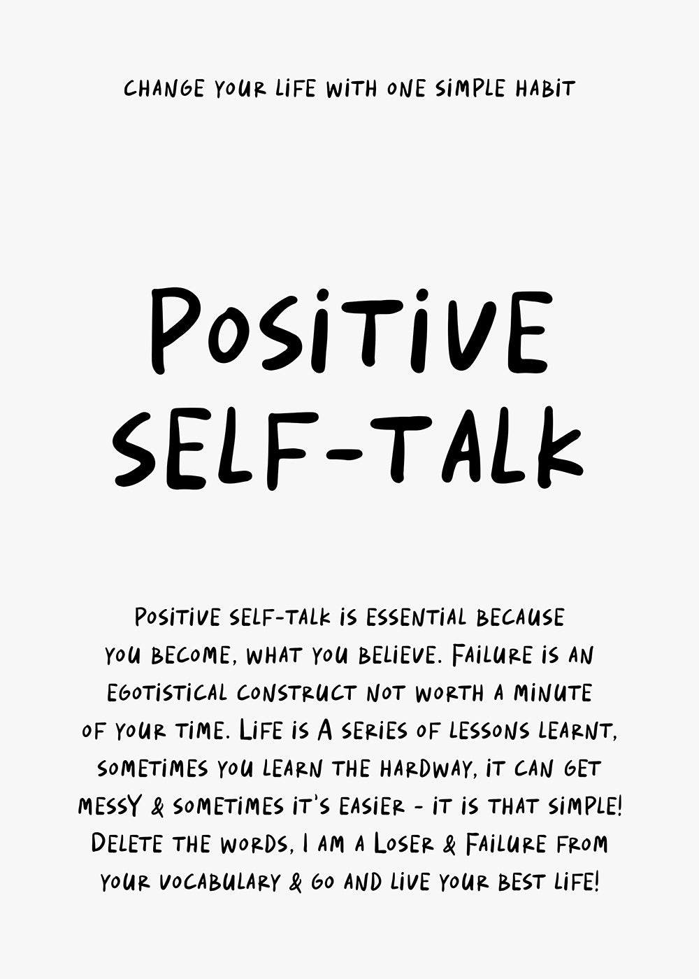 Positive Self Talk