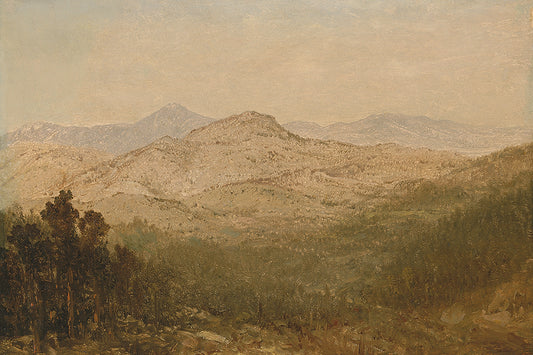 A delightful landscape of rolling hills. This print has a lovely soft vintage patina and texture that will warm any space.

Featuring olive, green, cream, beige, pale blue and grey.
A museum-quality fine art print with a lightly textured, matt finish, using giclée printing techniques that won't fade.