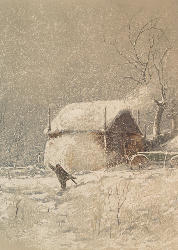 A moody winter scape. Use on it own or as a pair.

Featuring grey, white, brown, olive, mauve and caramel.
A museum-quality fine art print with a lightly textured, matt finish, using giclée printing techniques that won't fade.