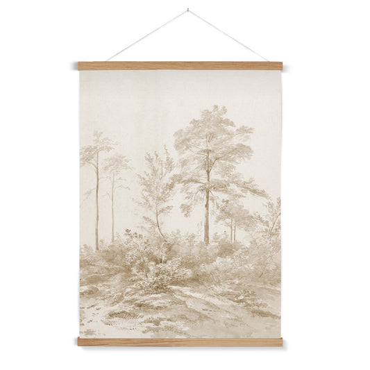 A charming caramel coloured watercolour of the country side, with a wooden hanger included.

A premium print + slimline wooden poster hanger with a discrete magnetic fastening to keep your prints perfectly secure. Hand-crafted from beautiful, solid wood, our picture hangers are ideal for displaying prints using a simple, contemporary design. When you want to update your style, simply change the print.
The Wunderlust print features vintage cream and caramel.
+ Free International Shipping.